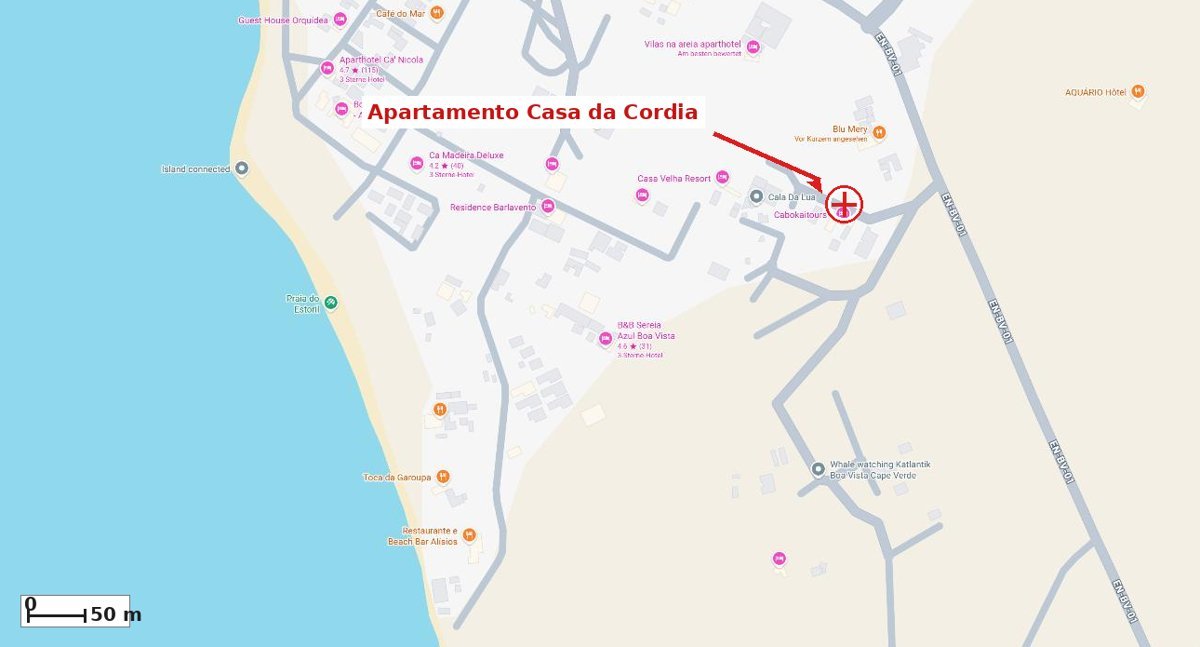 Lage der Apartamento Casa da Cordia in Sal Rei, Boa Vista